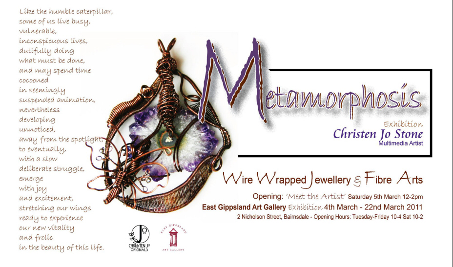 Metamrphosis Exhibition Flyer