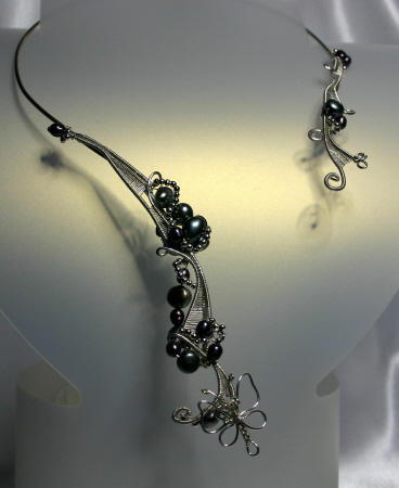 Pearls in Silver
